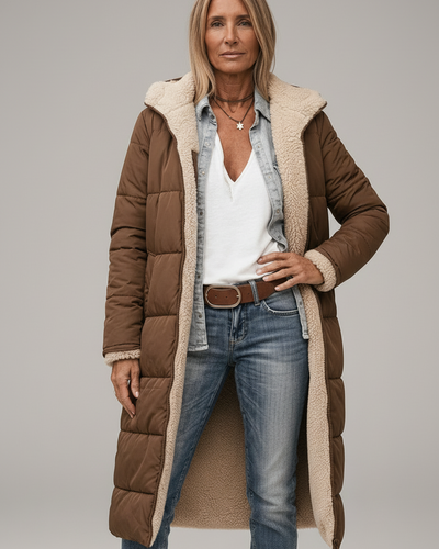 Malena | Chaqueta Larga Reversible