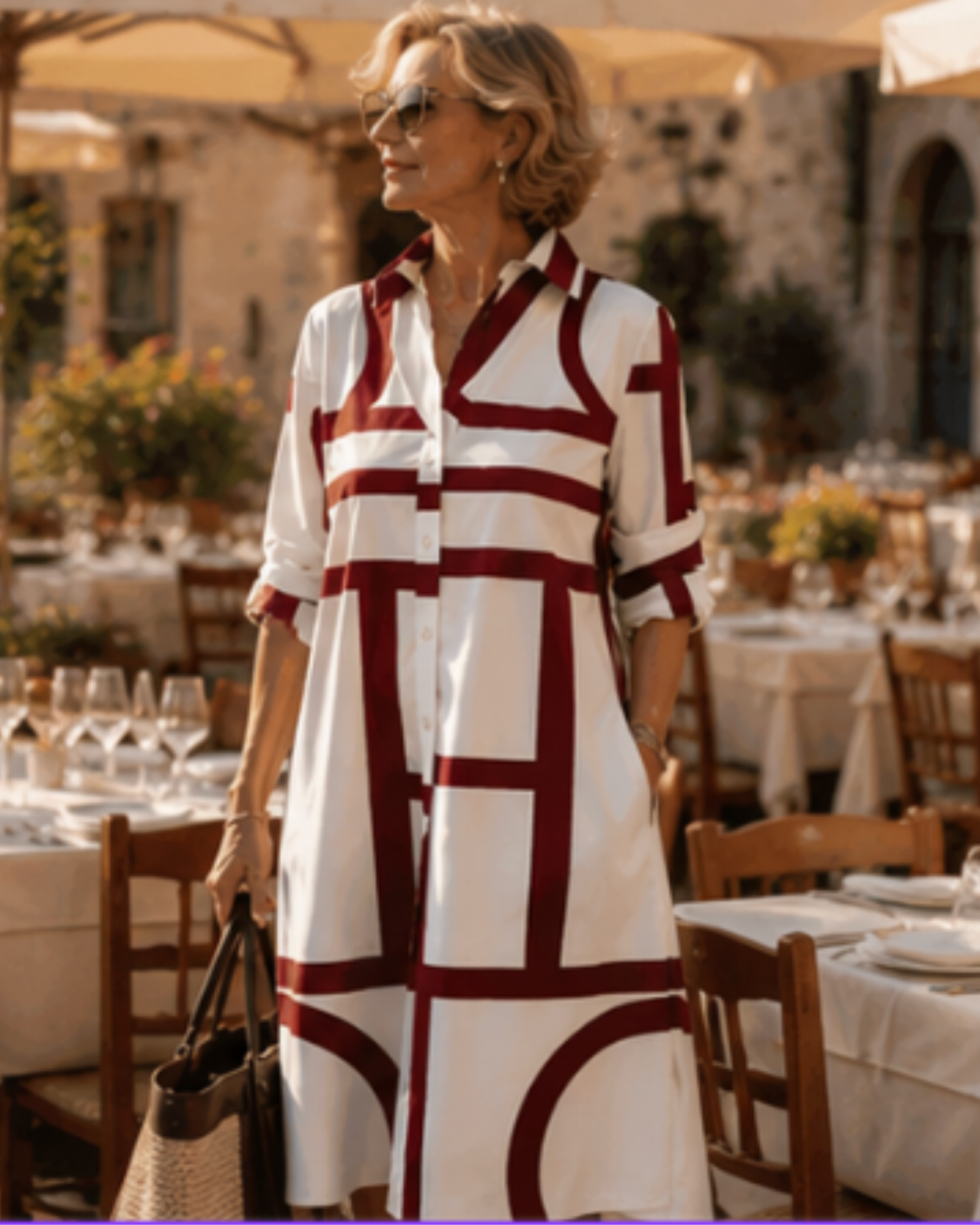 Rosalind | Vestido Paseo por la Riviera
