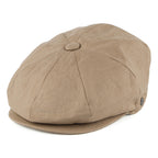 Luis | Gorra Newsboy Redonda de Lino