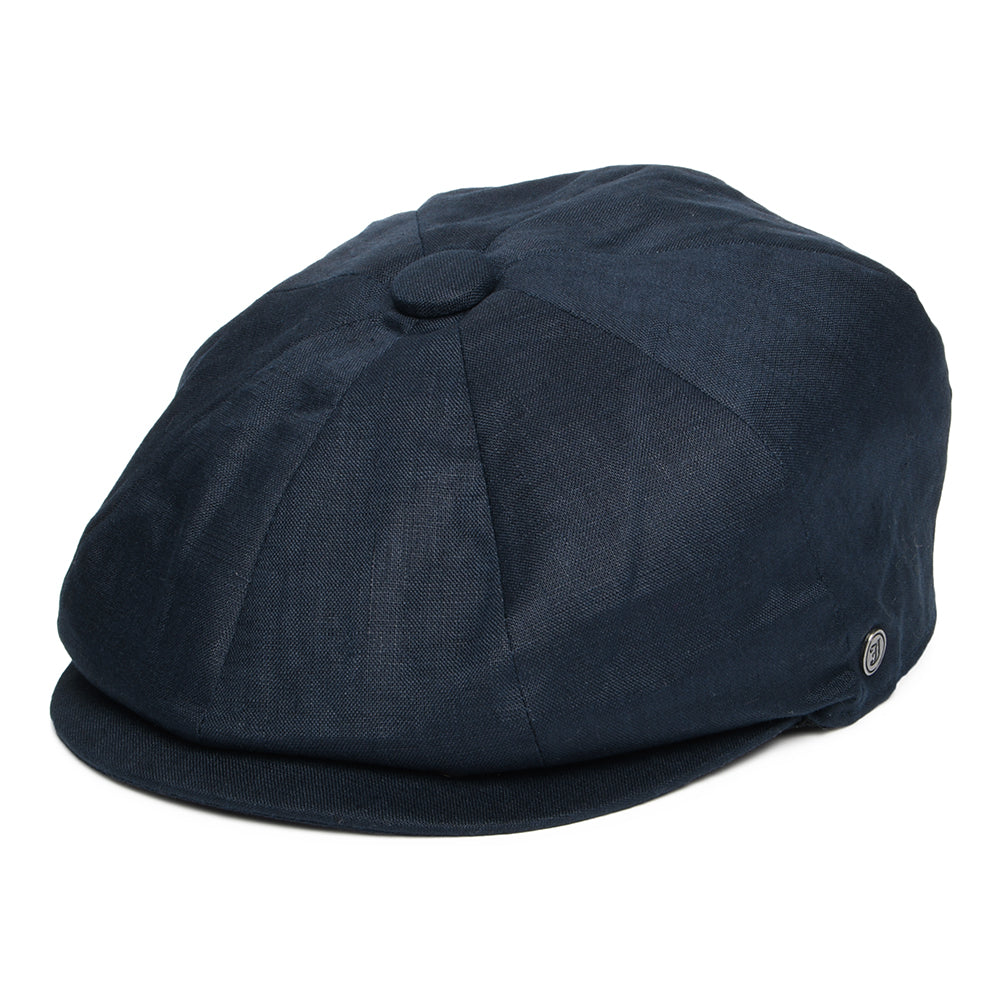 Ortega  | Gorra Newsboy Redonda de Lino