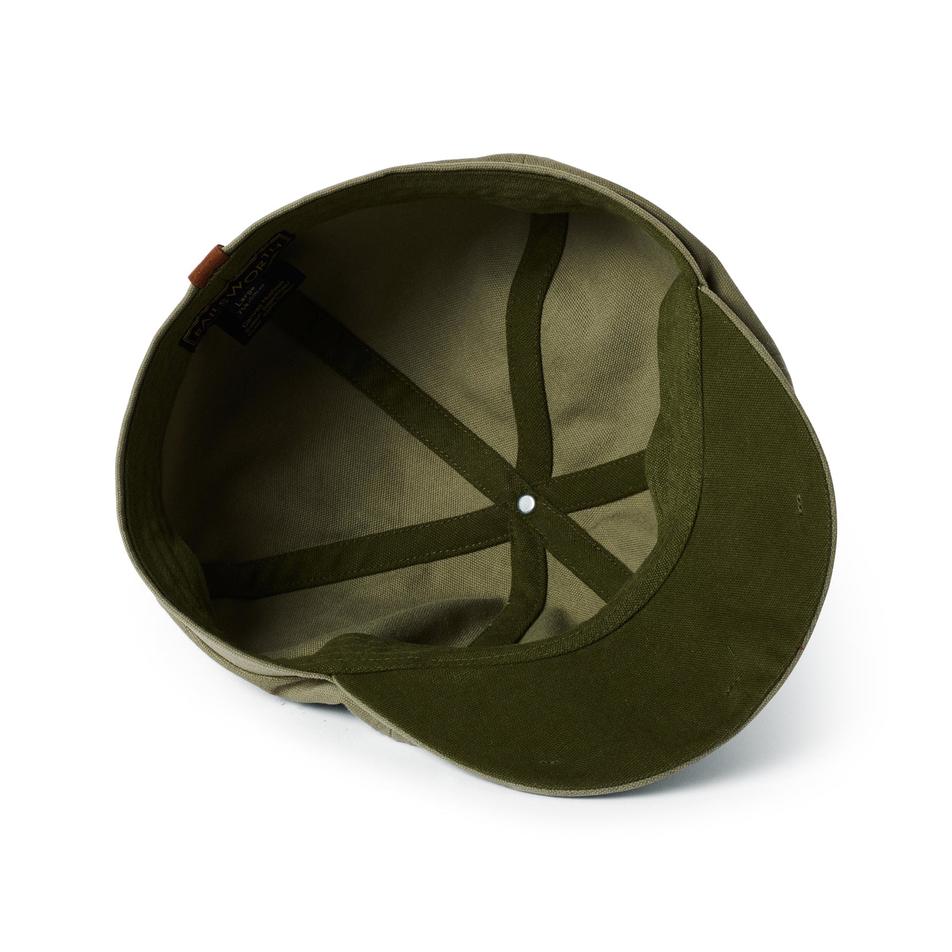 Fernando | Gorra Newsboy Redonda Hudson de Lona de Algodón