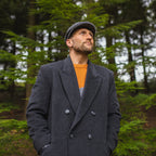 Manolo | Gorra Newsboy Redonda de Lino