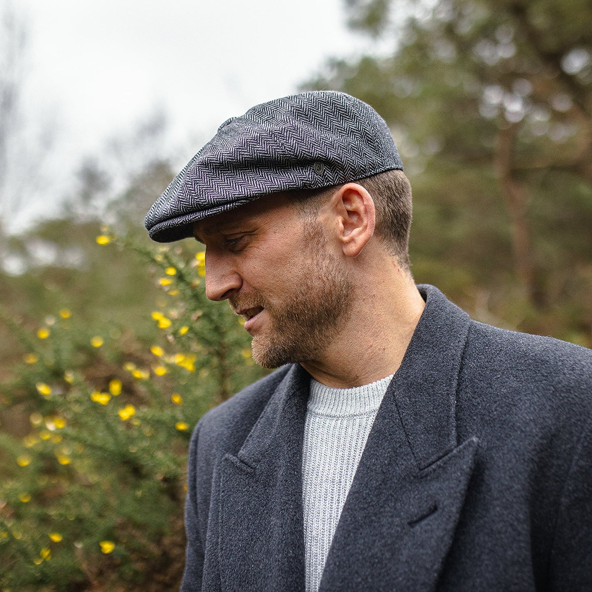 Manolo | Gorra Newsboy Redonda de Lino