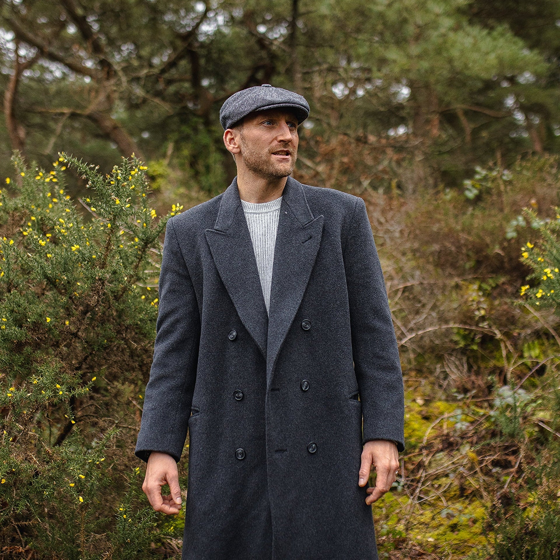 Manolo | Gorra Newsboy Redonda de Lino