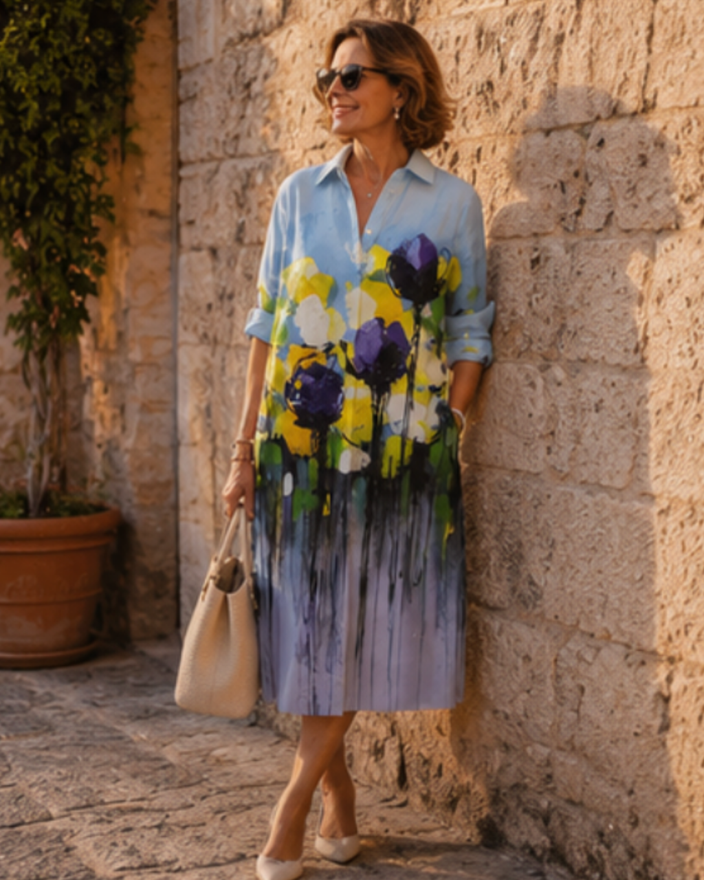 Eliana | Vestido Jardín al Atardecer
