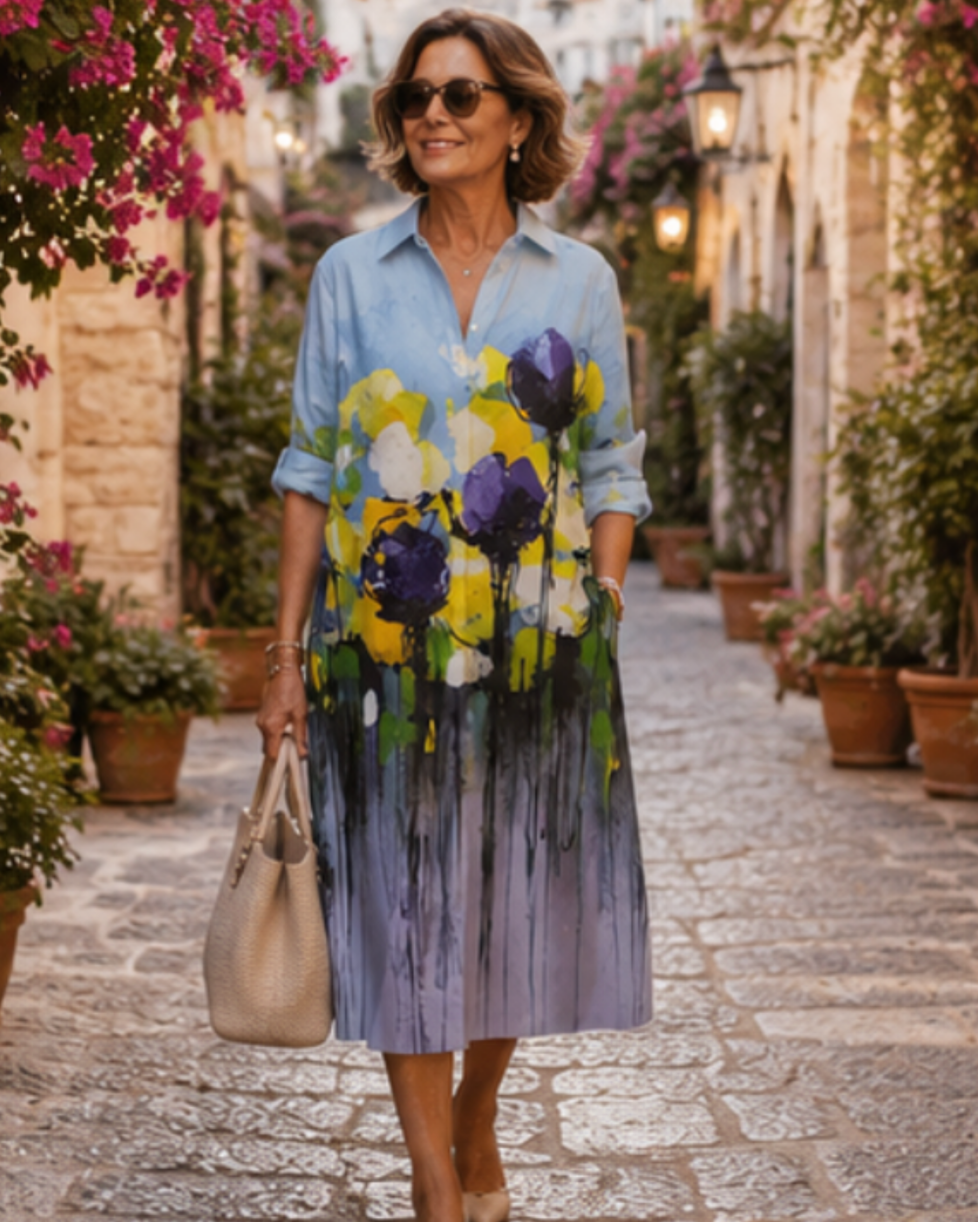 Eliana | Vestido Jardín al Atardecer