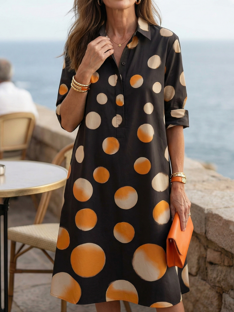 Vespera | Vestido Lunares al Atardecer