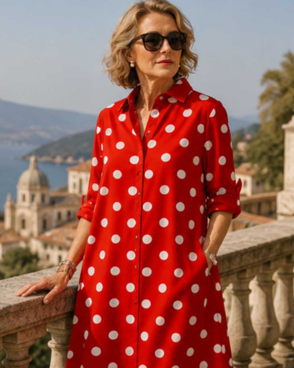 Alessia | Vestido Lunares al Atardecer