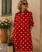 Alessia | Vestido Lunares al Atardecer