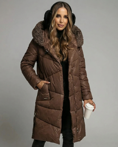 Noemí | Abrigo de Invierno Aislado de Corte Largo