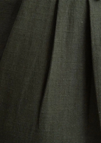 Napoli pantalones plisados costeros - Olivo