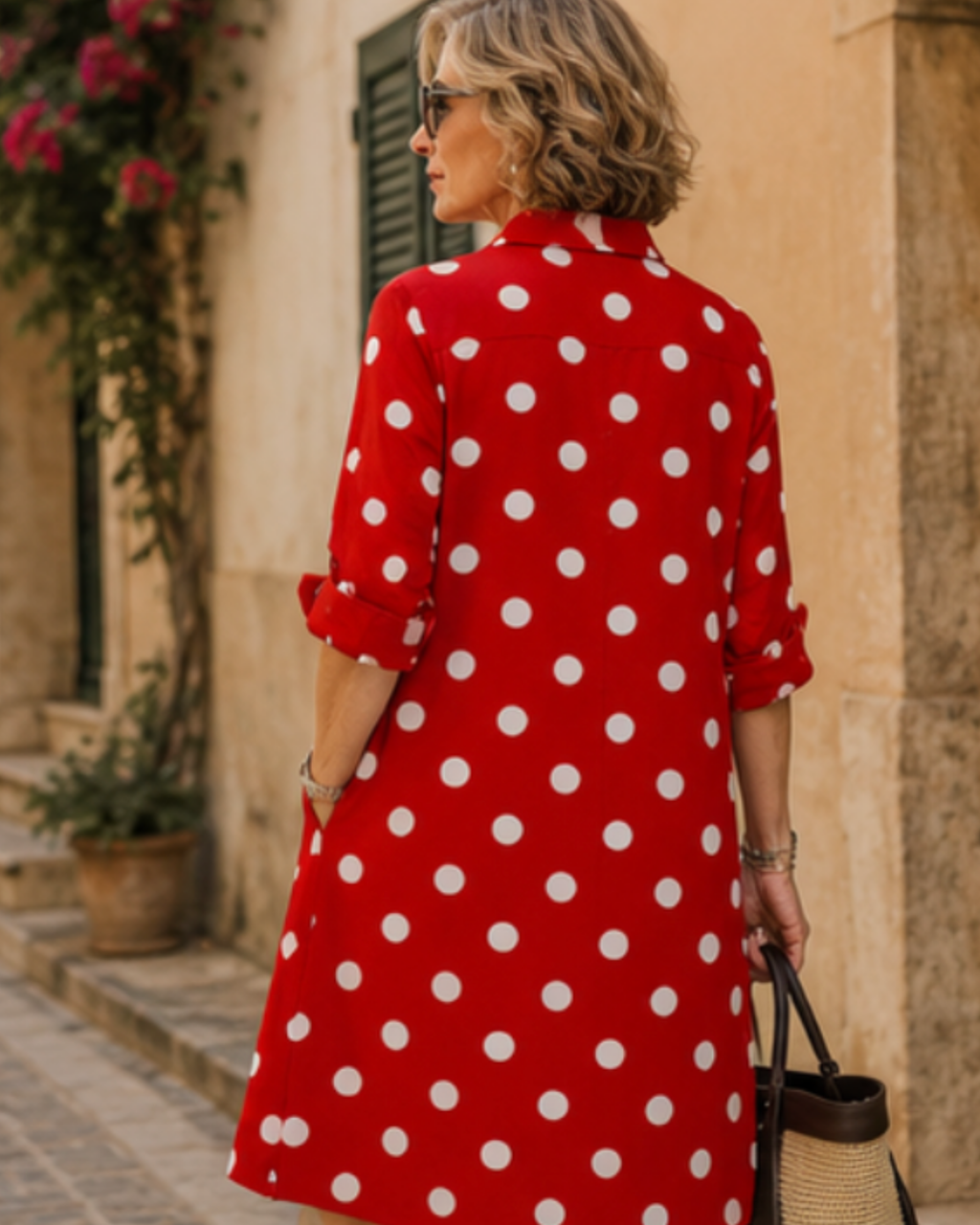 Alessia | Vestido Lunares al Atardecer