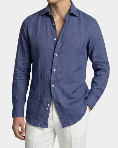 Camisa costera Portofino - Azul