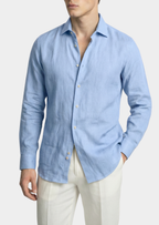Camisa costera de Portofino - Azul claro