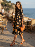 Vespera | Vestido Lunares al Atardecer