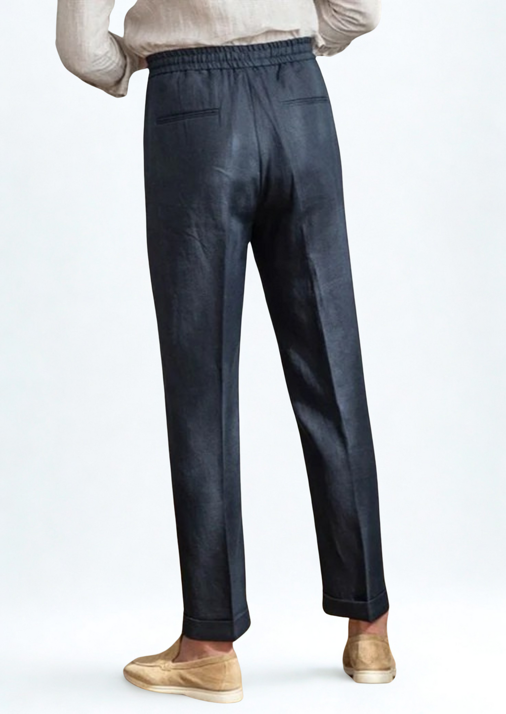 Pantalones Coastal con cordón - Azul marino