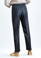 Pantalones Coastal con cordón - Azul marino