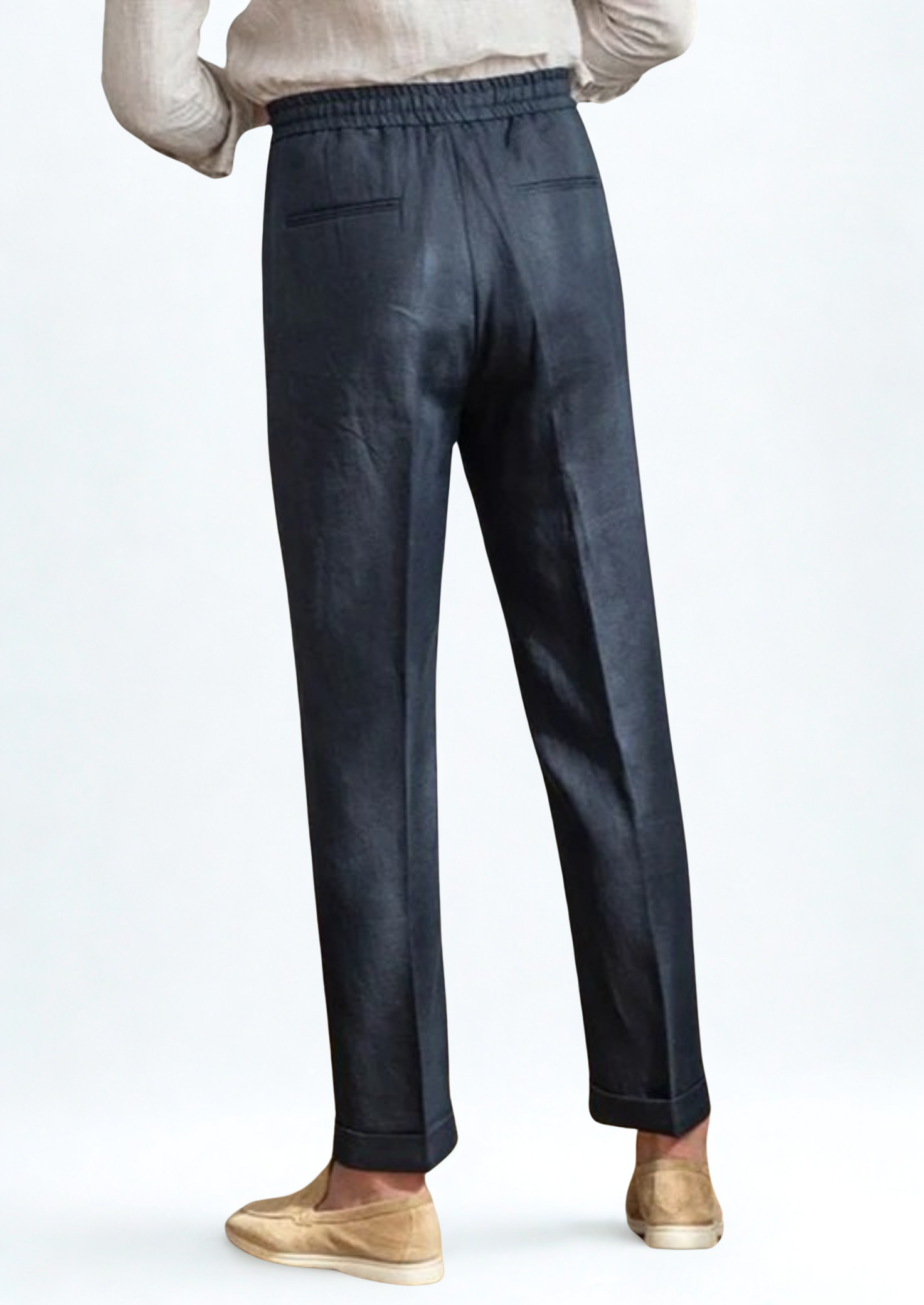 Pantalones Coastal con cordón - Azul marino