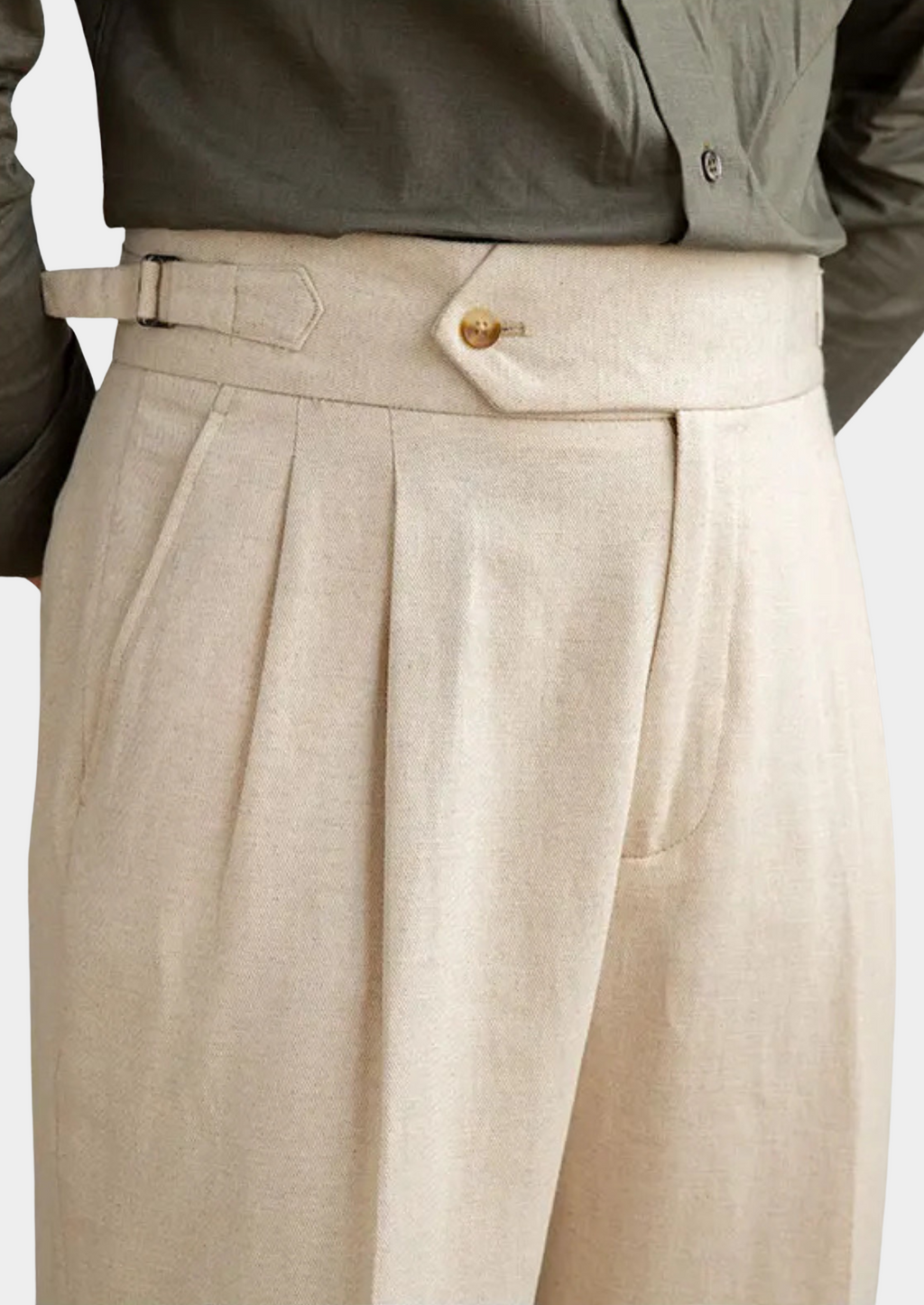 Pantalones plisados costeros Cagliari - Arena