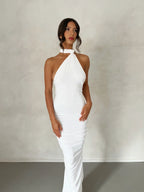 Arabella | Modern Sash Detail Maxi Dress