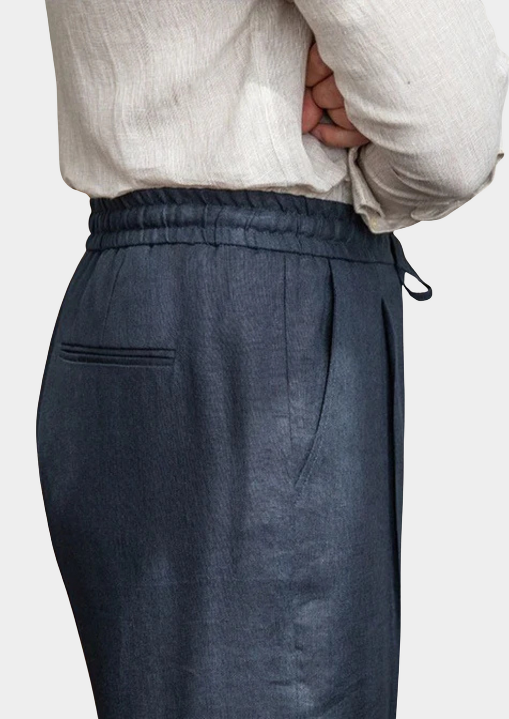 Pantalones Coastal con cordón - Azul marino