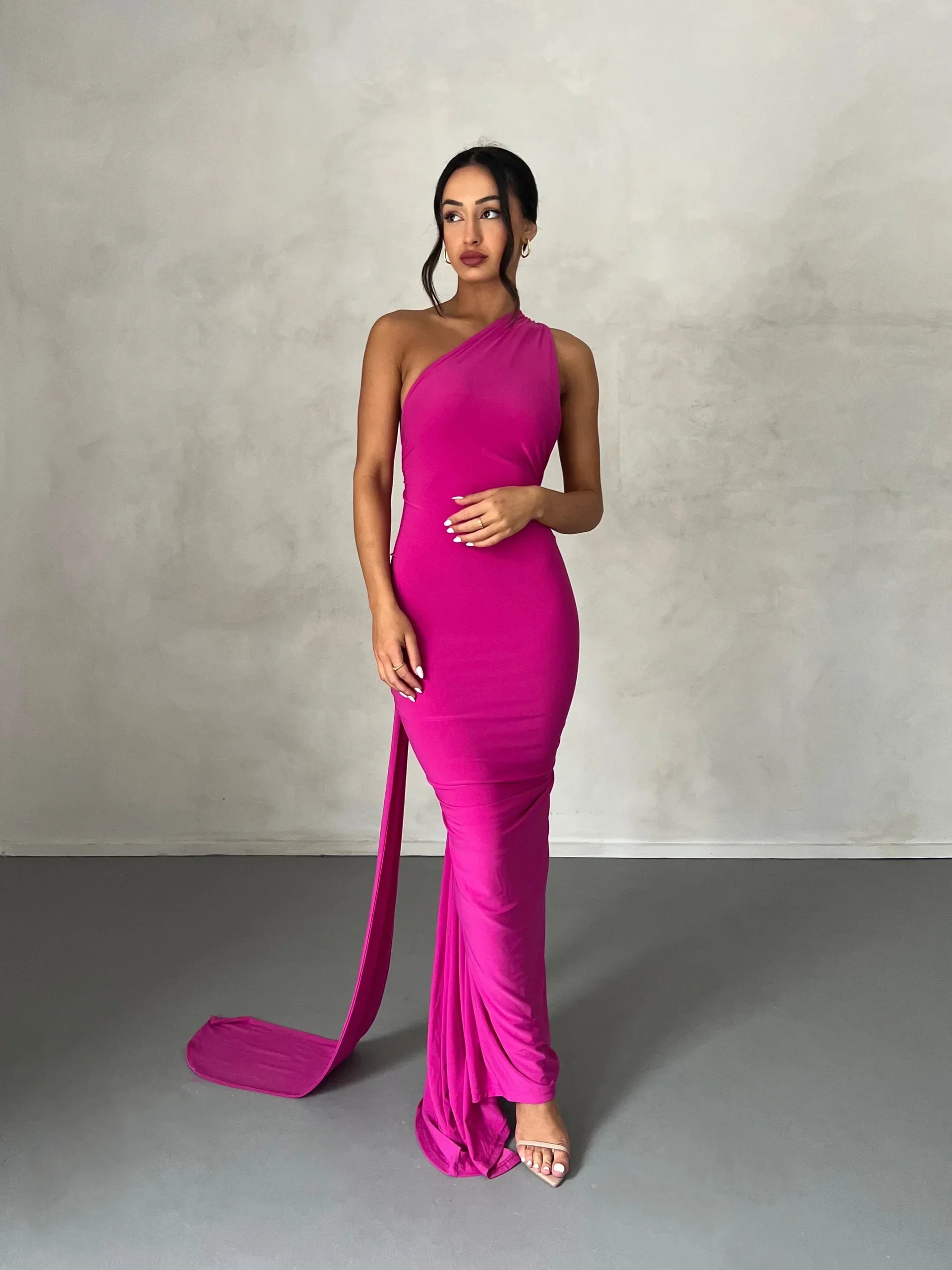 Arabella | Modern Sash Detail Maxi Dress