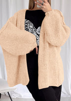 Womens Oversized Cardigan Sweaters Fall Long Lantern Sleeve Knit