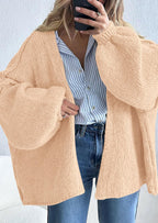 Womens Oversized Cardigan Sweaters Fall Long Lantern Sleeve Knit