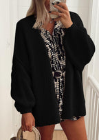 Womens Oversized Cardigan Sweaters Fall Long Lantern Sleeve Knit