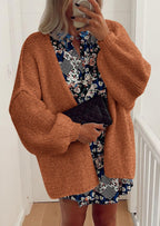 Womens Oversized Cardigan Sweaters Fall Long Lantern Sleeve Knit