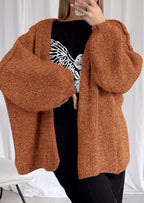 Womens Oversized Cardigan Sweaters Fall Long Lantern Sleeve Knit