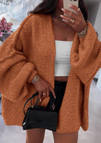Womens Oversized Cardigan Sweaters Fall Long Lantern Sleeve Knit