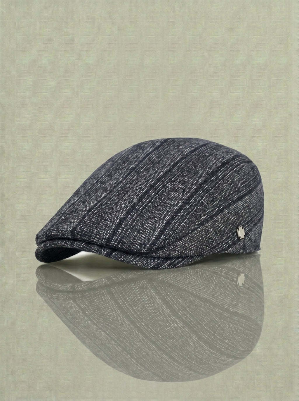 César | Gorra Lino a Rayas