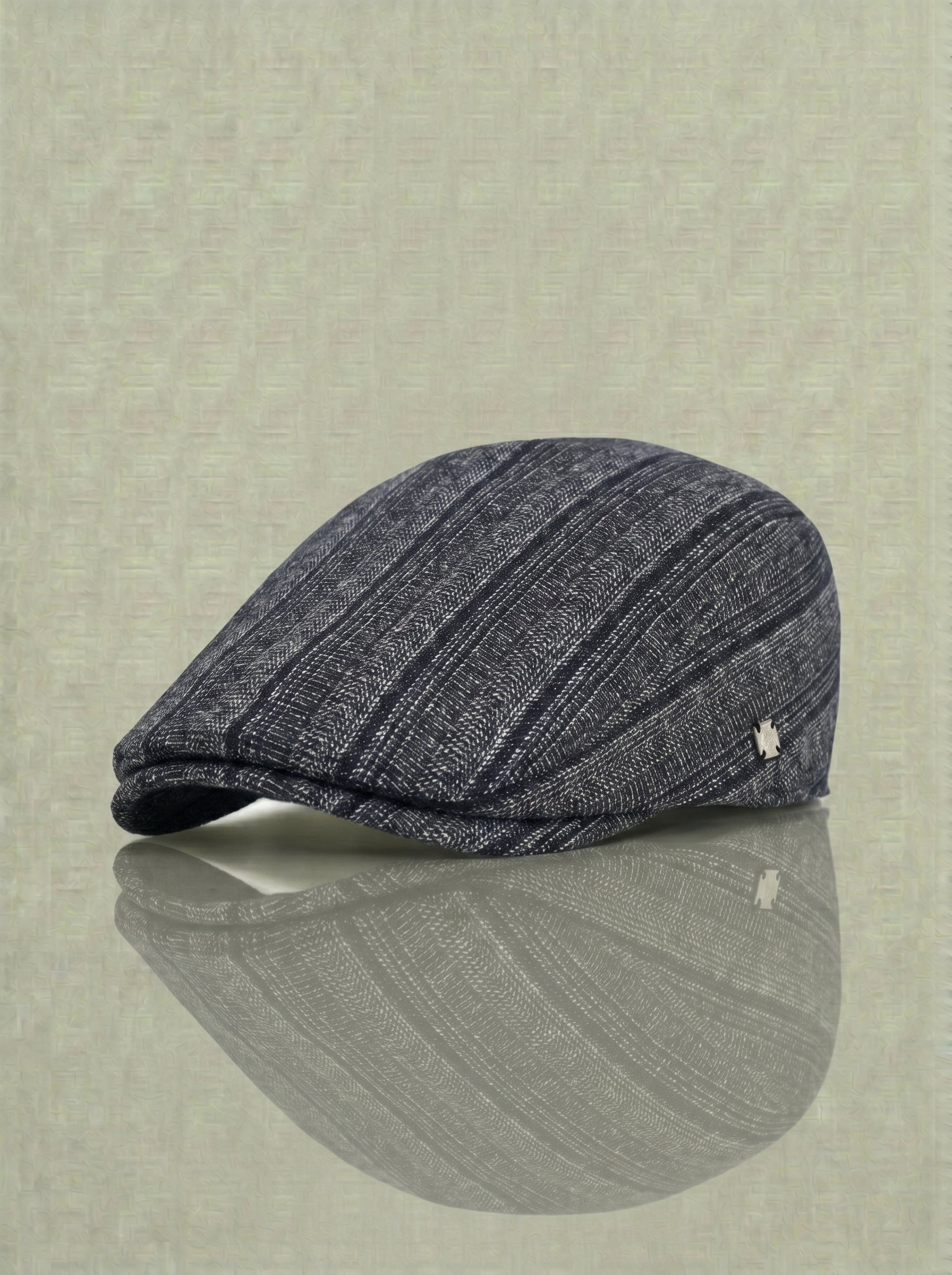 César | Gorra Lino a Rayas