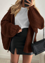 Womens Oversized Cardigan Sweaters Fall Long Lantern Sleeve Knit