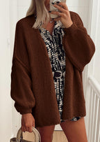 Womens Oversized Cardigan Sweaters Fall Long Lantern Sleeve Knit
