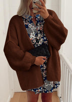 Womens Oversized Cardigan Sweaters Fall Long Lantern Sleeve Knit
