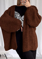 Womens Oversized Cardigan Sweaters Fall Long Lantern Sleeve Knit