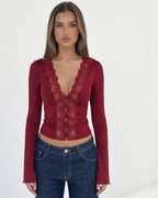 Lace Muse Long Sleeve Top