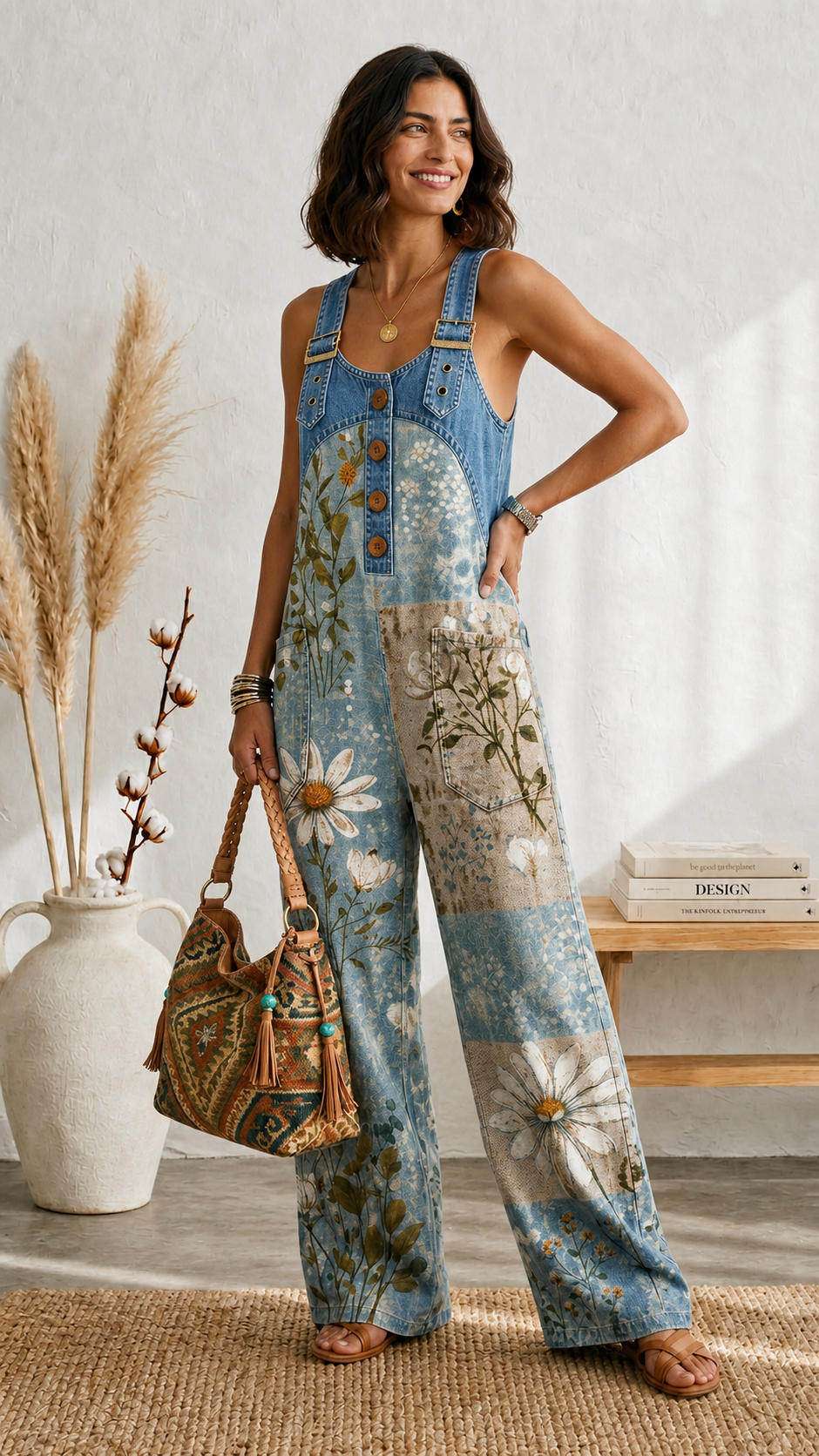 Luna | Mono Floral Vintage