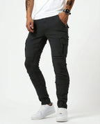 Pantalón Cargo Marino Elástico