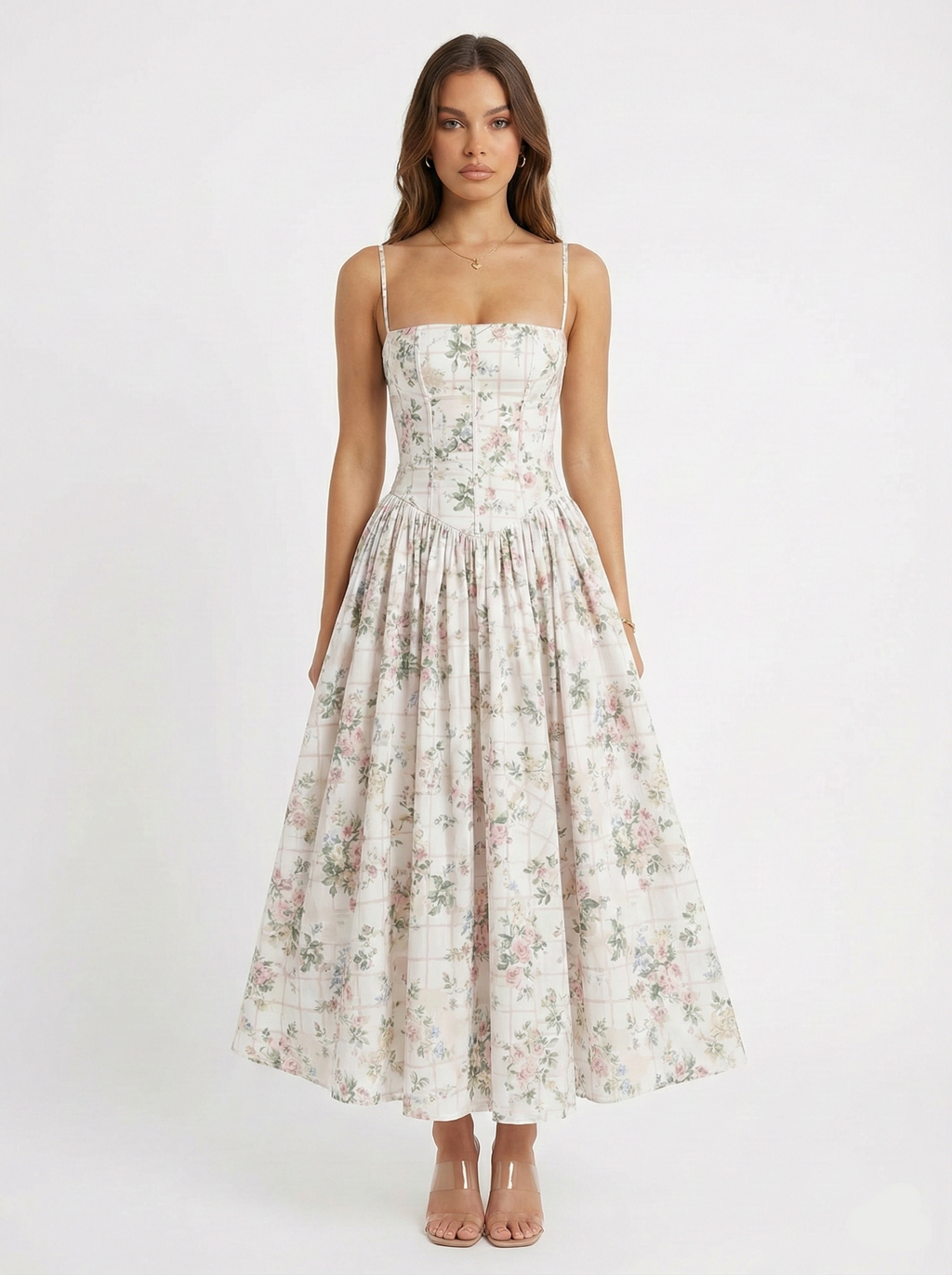 Radiance | Radiance Floral Cut-Out Maxi Dress