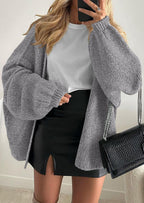 Womens Oversized Cardigan Sweaters Fall Long Lantern Sleeve Knit