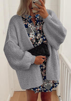 Womens Oversized Cardigan Sweaters Fall Long Lantern Sleeve Knit