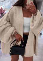 Womens Oversized Cardigan Sweaters Fall Long Lantern Sleeve Knit