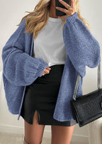 Womens Oversized Cardigan Sweaters Fall Long Lantern Sleeve Knit