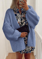 Womens Oversized Cardigan Sweaters Fall Long Lantern Sleeve Knit