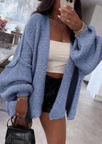 Womens Oversized Cardigan Sweaters Fall Long Lantern Sleeve Knit