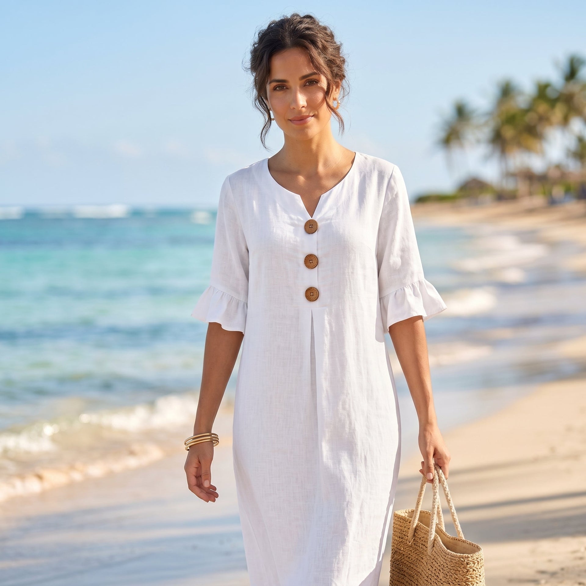 Vestido informal de mujer.