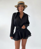 Odette | Classic Black Mini Dress